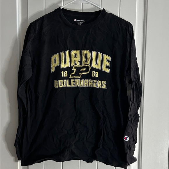 Champion Other - Champion Black and Gold Purdue Long Sleeve Tee